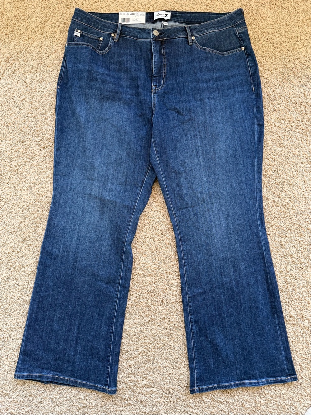 Seven 7 Dark Blue Women’s Bootcut Jeans